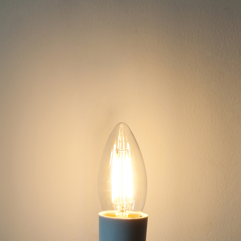 B11 E26/E27 2W LED Vintage Antique Filament Light Bulb, 25W Equivalent, 4-Pack, AC100-130V or 220-240V B11 E26/E27 2W LED Vintage Antique Filament Light Bulb, 25W Equivalent, 4-Pack, AC100-130V or 220-240V